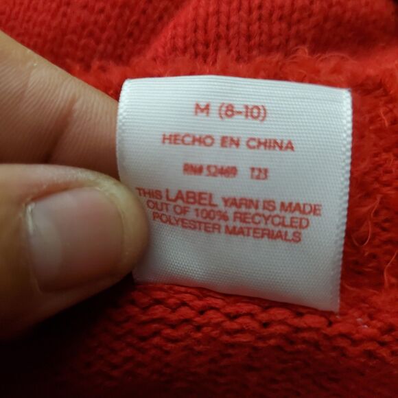 Holiday Time Women's Ugly Christmas Cardigan, Gnomes Multicolor Size M (8-10) - Picture 6 of 6